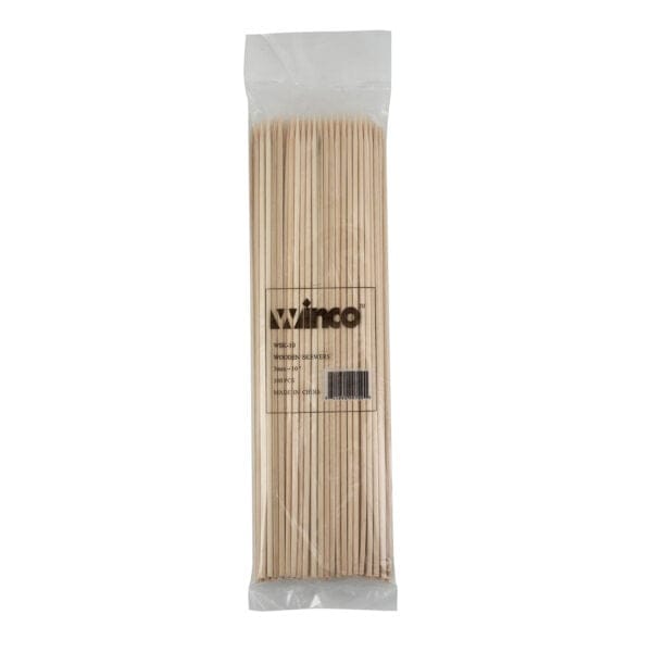 Winco  WSK-10  10'' Bamboo Skewers