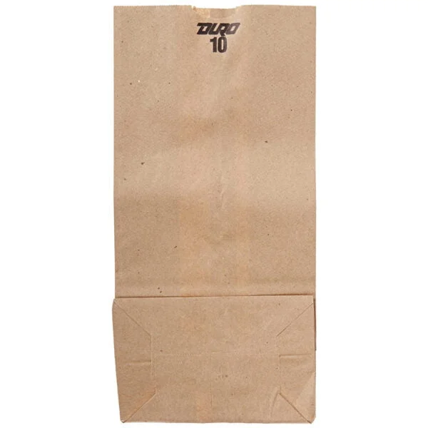 DURO BAG MFG CO.  18410  #10  Bag, Paper, Kraft, 500/bdl