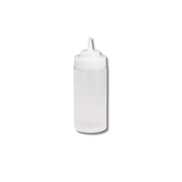 16 oz clear wide mouth squeeze bottle TipTop.