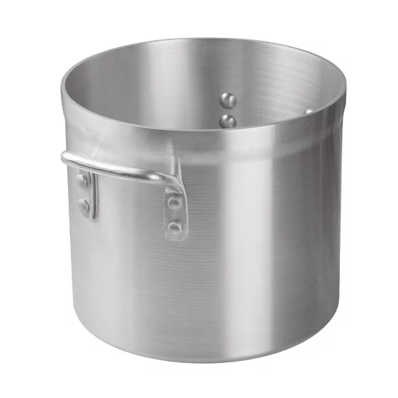 Winco  ALST-12  Elemental Stock Pot, 12 qt., 10-1/8'' x 9-3/8'', 4mm, 3003 Aluminum, NSF