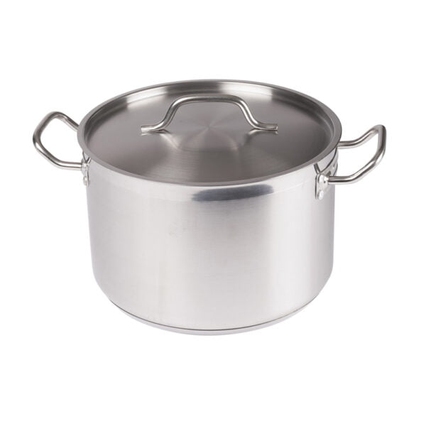 Winco  SST-12  12 Quart Stock Pot & Lid