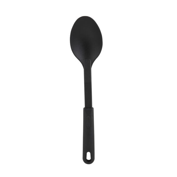 Black slotted nylon spoon