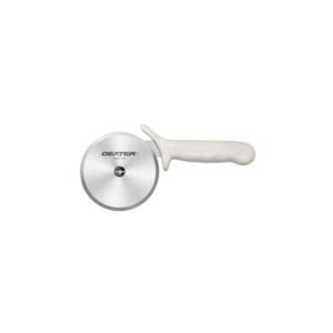 4" pizza cutter with white handle
