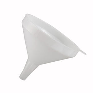 16 ounce white plastic funnel