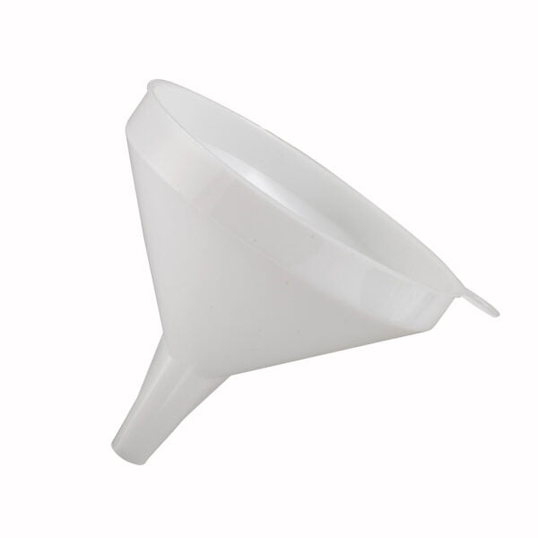 16 ounce white plastic funnel