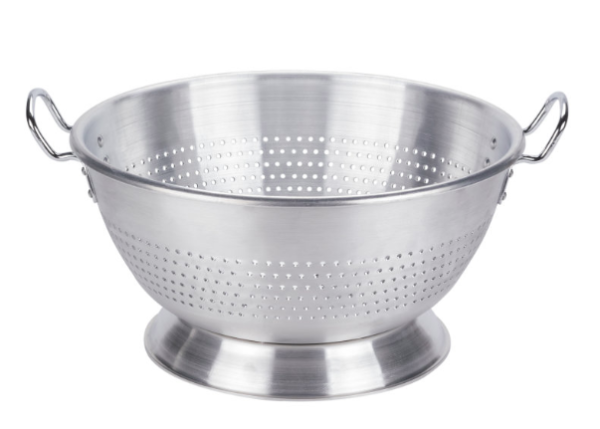 Aluminum colander