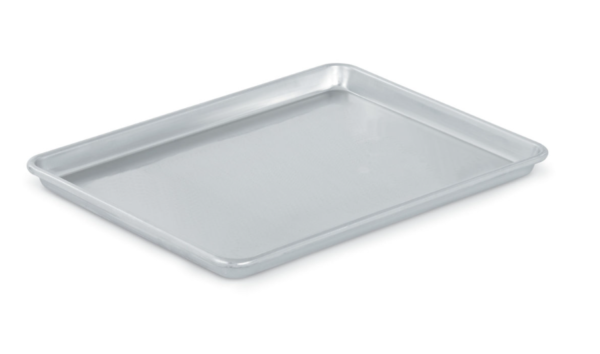 Aluminum sheet pan.