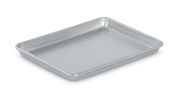 Aluminum sheet pan.