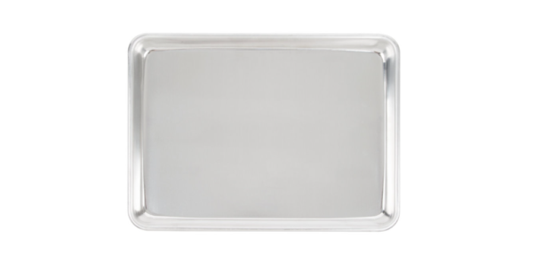 Aluminum sheet pan.