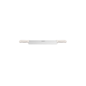 14" double handled white handled cheese knife