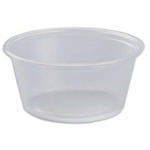 Translucent portion cup