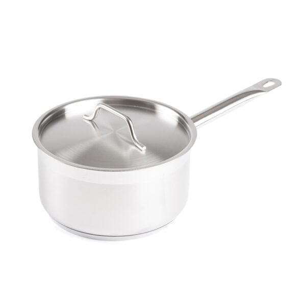 Winco  SSSP-3  Premium Sauce Pan, 3-1/2 quart, 8'' dia., round, with cover,