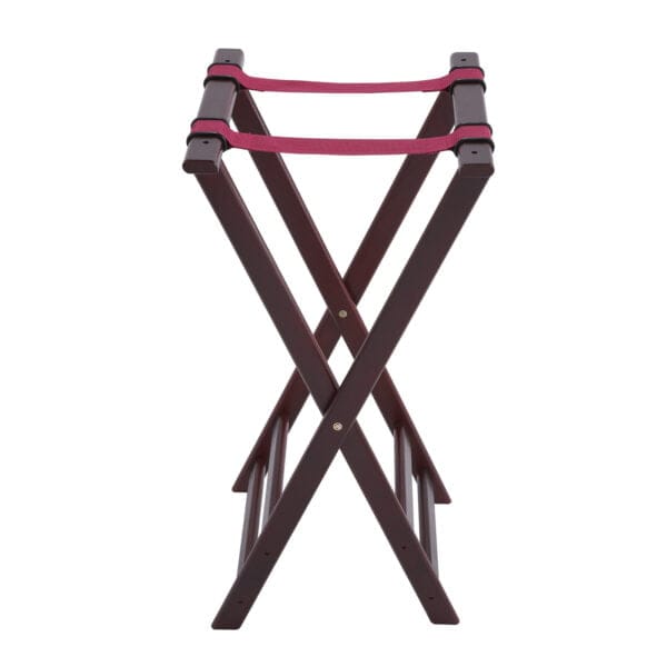 Winco  TR-34W  32'' Mahogany Tray Stand