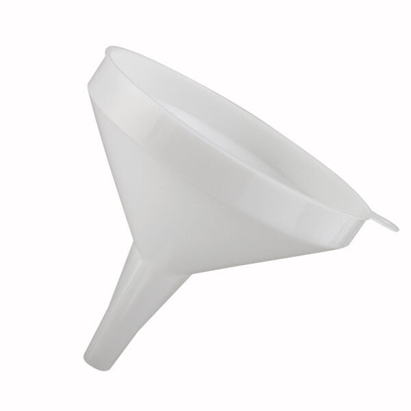 32 ounce white plastic funnel