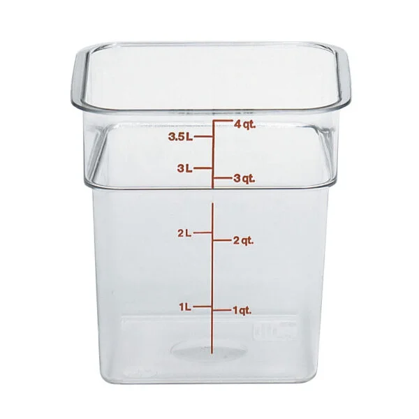 Cambro  4SFSCW135  4 Quart Food Container