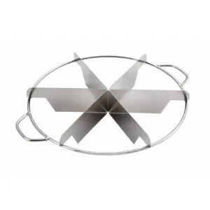 Stainless steel 6 piece pie cutter