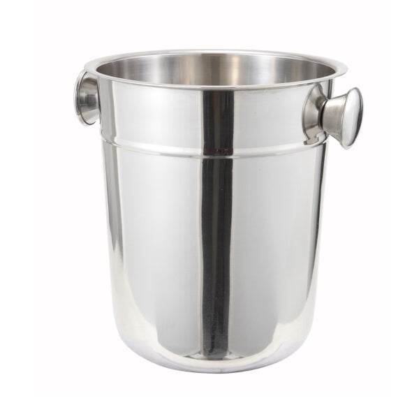 Winco  WB-8  8qt. Stainless Wine Bucket