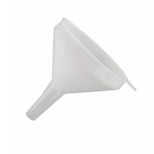 8 ounce white plastic funnel