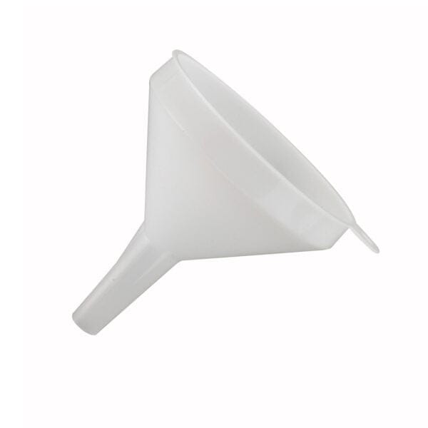 8 ounce white plastic funnel