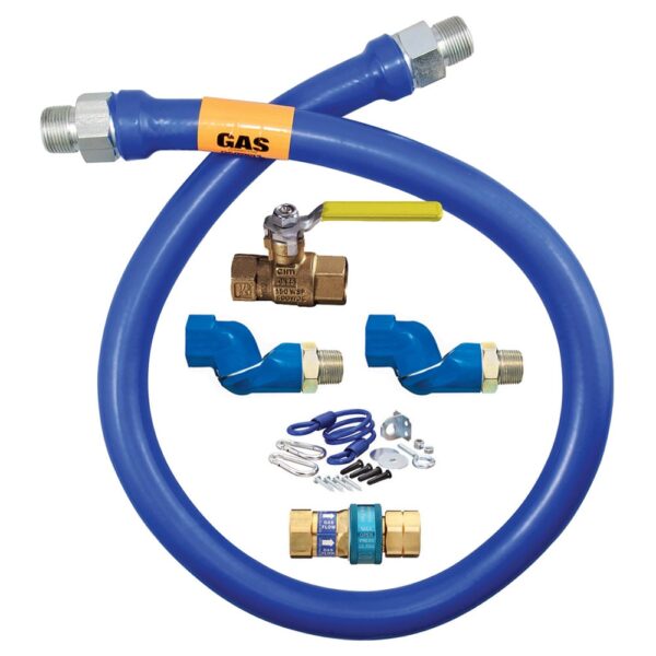 Dormont Manufacturing  1650KIT2S36  Blue Hose Moveable Gas Connector Kit, 1/2'' inside dia., 36'' long,
