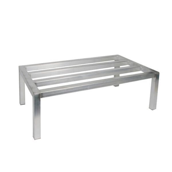 Winco  ADRK-2048  Dunnage Rack, 20'' x 48'' x 12'', holds up to 1500 lbs., aluminum, NSF