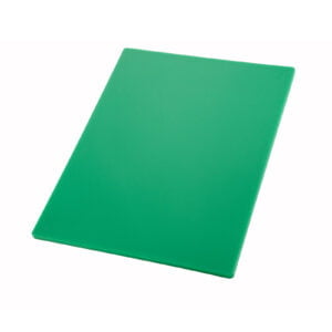 green commercial cutting board.