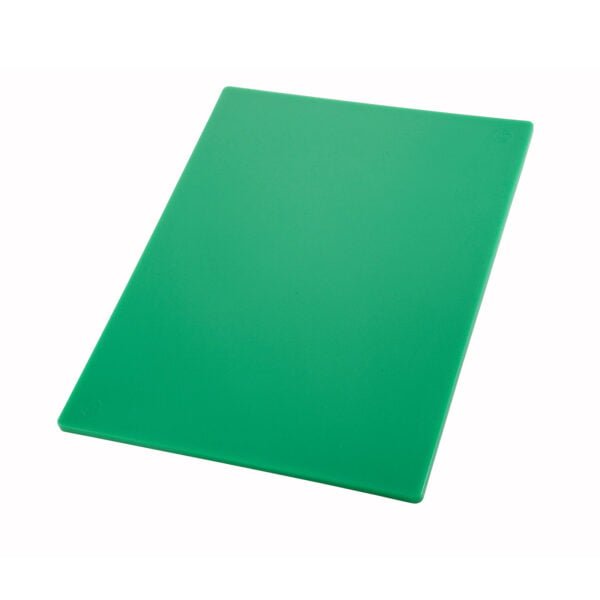 green commercial cutting board.
