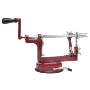 Red apple corer.