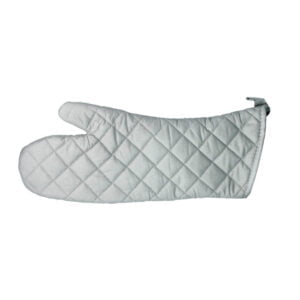 Grey oven mitt
