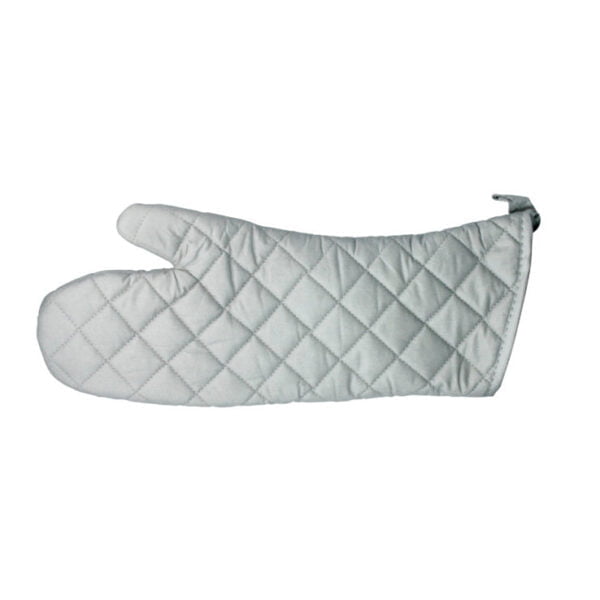 Grey oven mitt