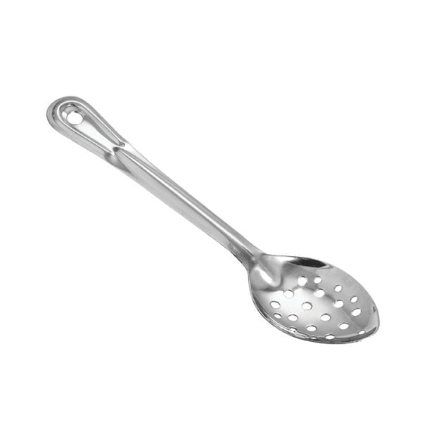 Winco  BSPT-11  11'' Perforated Basting Spoon,1.2 mm stainless steel