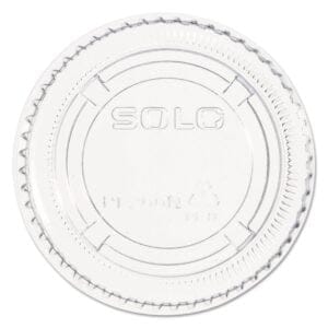 Clear souffle cup lid