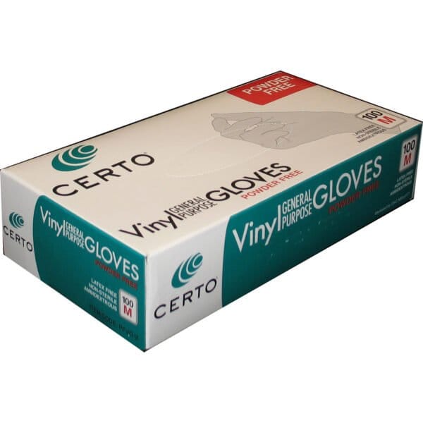 Gerharz  PFVG-2  Medium Powder Free Vinyl Gloves