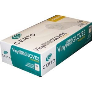 Gerharz  PVG-1  Small Powdered Vinyl Gloves