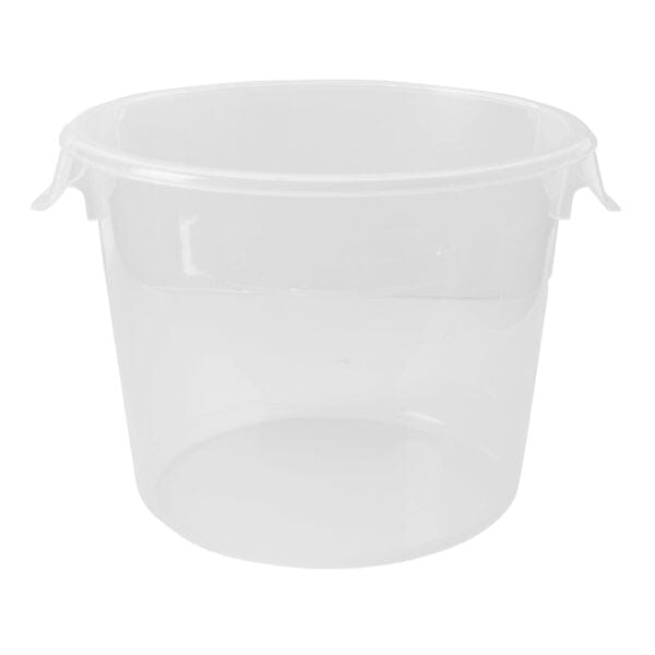 Rubbermaid  FG572324CLR  6 Quart Round Storage Container, Stackable