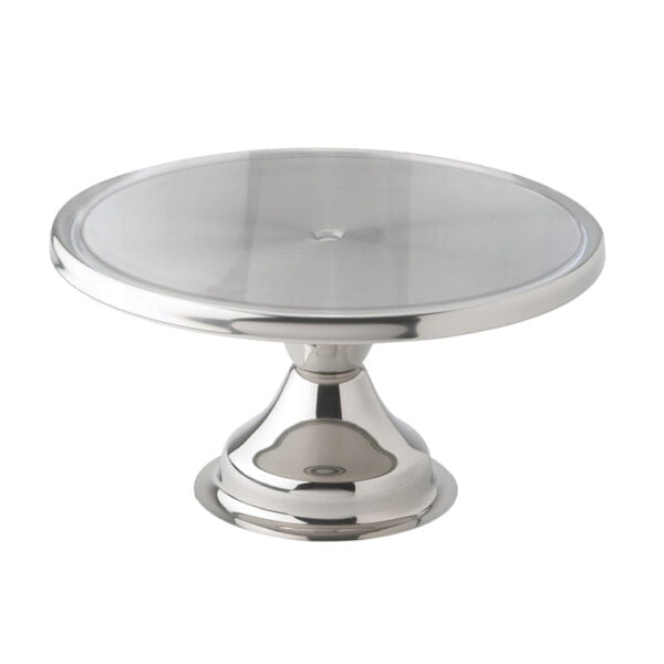 Winco  CKS-13  13'' Cake Stand, round, assembly required, stainless steel