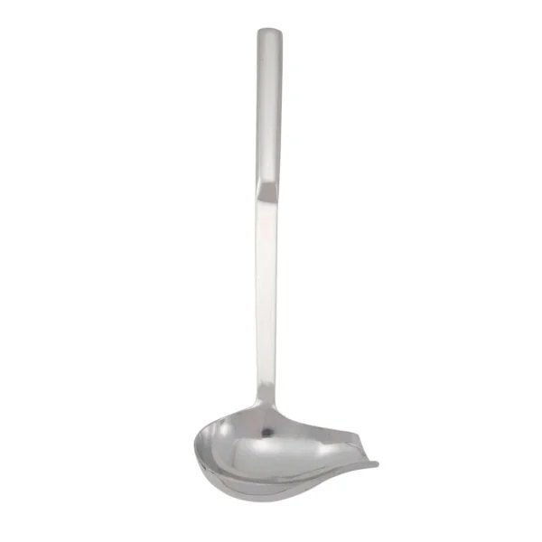 Winco  BW-SP2  2 oz., Spout Ladle, stainless steel
