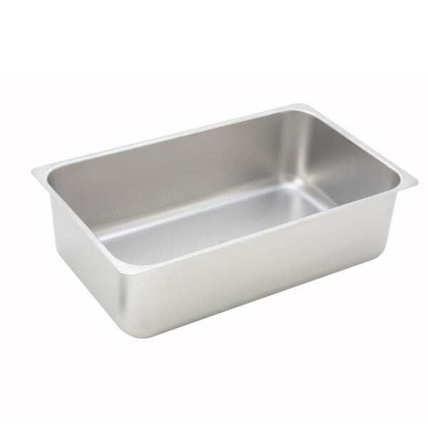 Winco  C-WPP  Full Size Spillage Pan, 6'' deep, flat edge