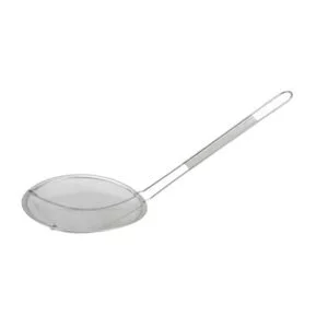 6-inch stainless steel fine strainer.