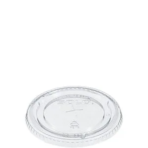 Clear straw slotted lid