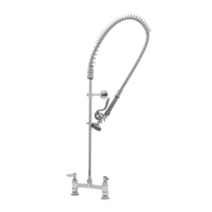 T&S  B-0123-B  Easyinstall PRU, Spring , Deck mt Base, 8'' Cntrs, Wall Brkt