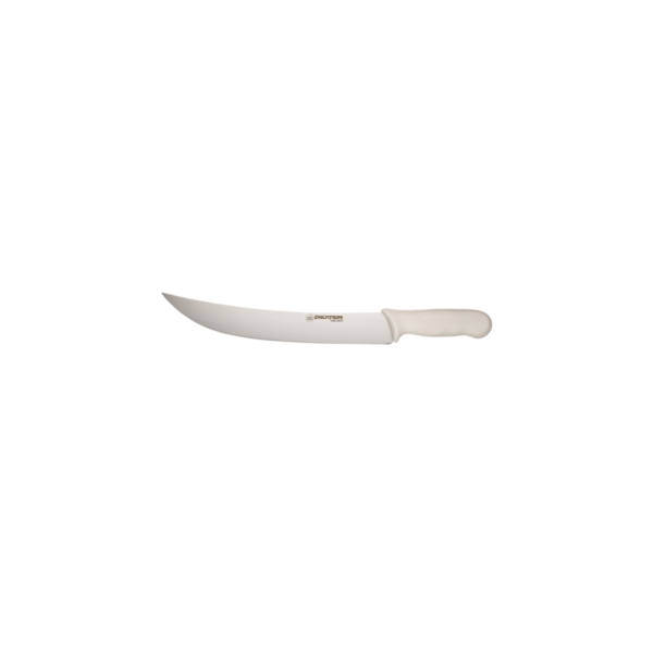 12" white handled Cimeter Knife