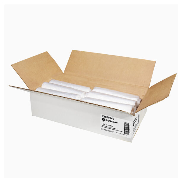 Right Choice Paper  78000049  Can Liner, Clear, 24x33,12-16GAL - Image 3