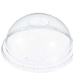 Dart Container DLR662 Dome Lid, Clear, 1'' hole