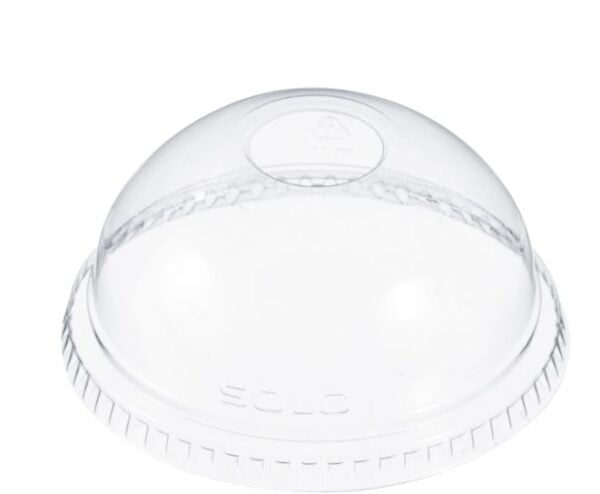 Dart Container DLR662 Dome Lid, Clear, 1'' hole