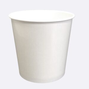 EcoPax Food Packaging EPAXPSC-16 16 oz. Paper Soup Container, Bottom Only, White, 20/50cs