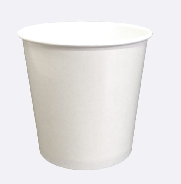 EcoPax Food Packaging EPAXPSC-16 16 oz. Paper Soup Container, Bottom Only, White, 20/50cs