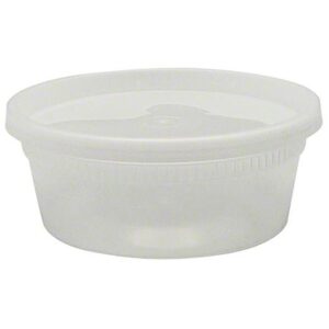 Empress Products EHDC08C Deli Containers, Heavy Duty, 8oz, Combo Pack