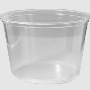 FABRI-KAL CORPORATION 9505102 Deli container, Light Wt, 16oz