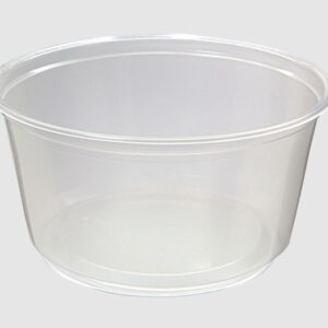 FABRI-KAL CORPORATION 9505114 Deli Container, Clear, Light Weight, 12oz